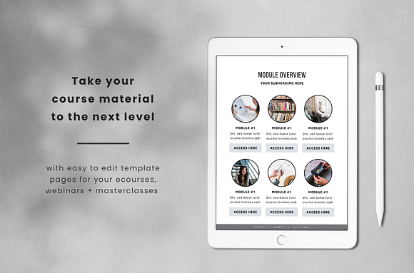eCourse Workbook Template in Magazine Templates - product preview 12