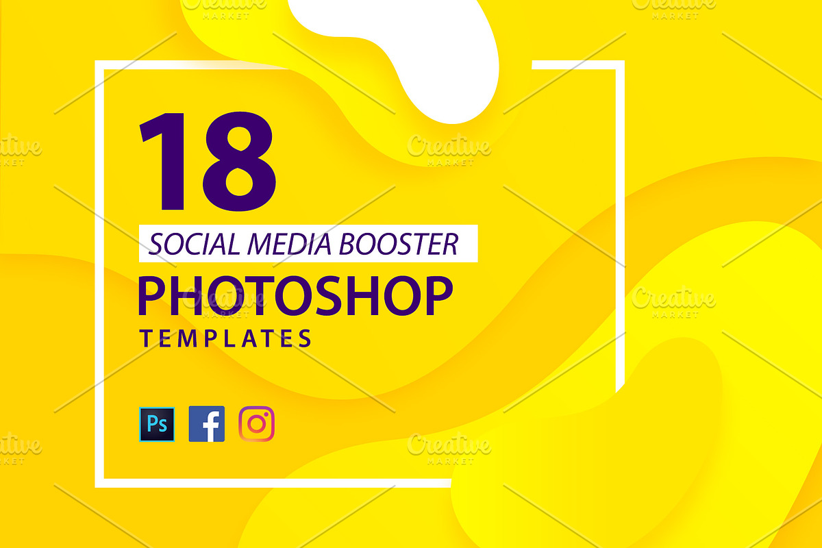 FLUID STYLE Social Media Booster Set in Instagram Templates - product preview 8