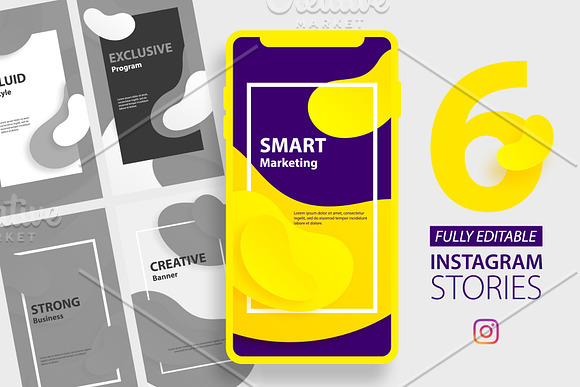 FLUID STYLE Social Media Booster Set in Instagram Templates - product preview 2