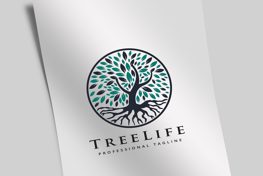 Tree Life Logo in Logo Templates - product preview 8