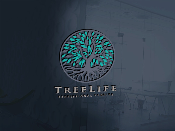 Tree Life Logo in Logo Templates - product preview 1