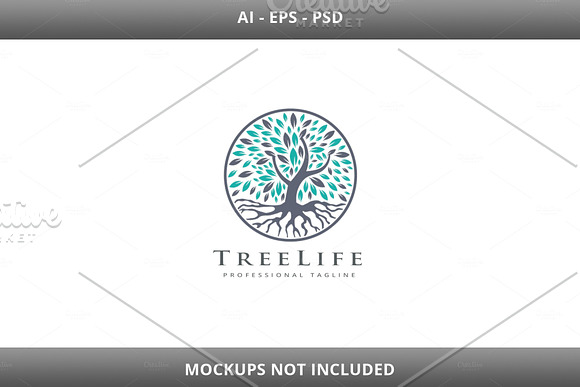 Tree Life Logo in Logo Templates - product preview 2