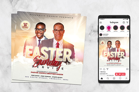 Church Flyer Template in Flyer Templates - product preview 1