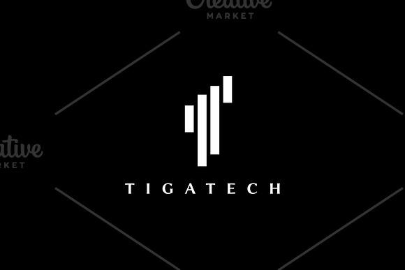 Tiga Tech Letter T Logo in Logo Templates - product preview 2