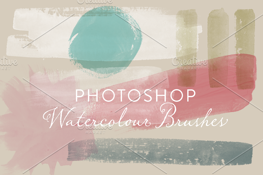 Watercolor Photoshop Brushes in Photoshop Brushes - product preview 8