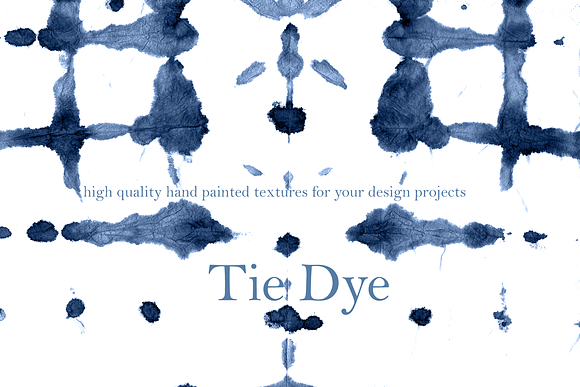 Shibori indigo blue tie dye textures in Textures - product preview 14