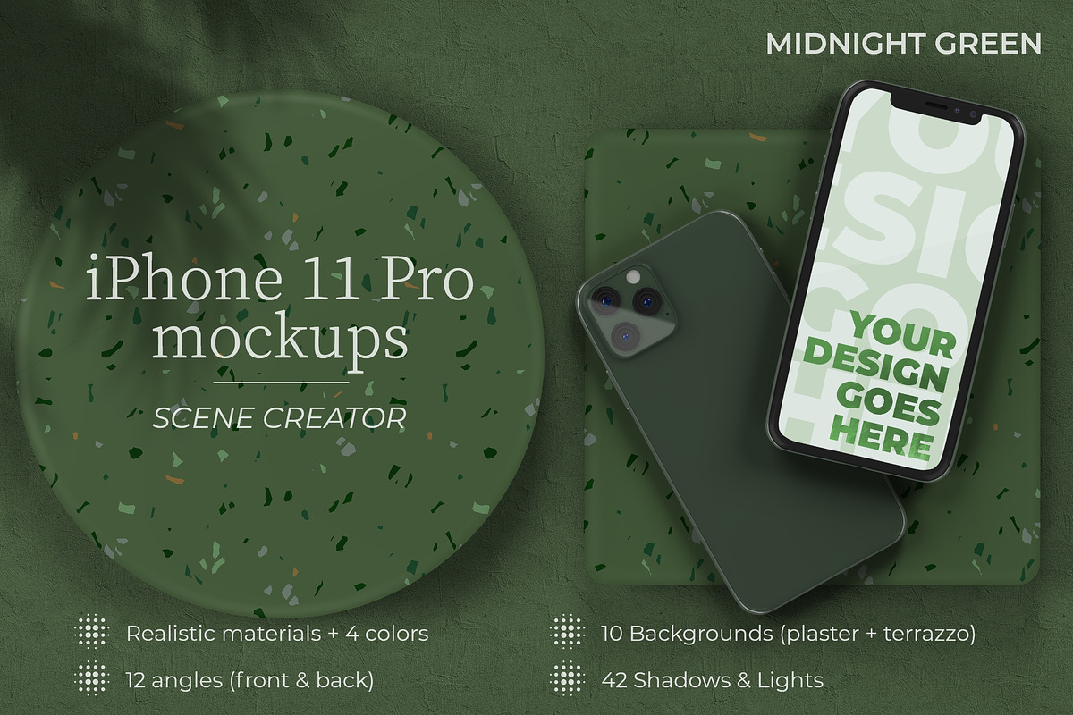 iPhone 11 Pro - Mockup Scene Creator in Scene Creator Mockups - product preview 8