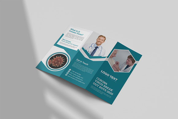Medical & Health Care Tri Fold in Brochure Templates - product preview 3