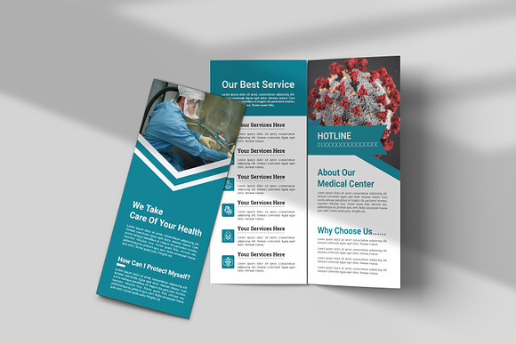 Medical & Health Care Tri Fold in Brochure Templates - product preview 4