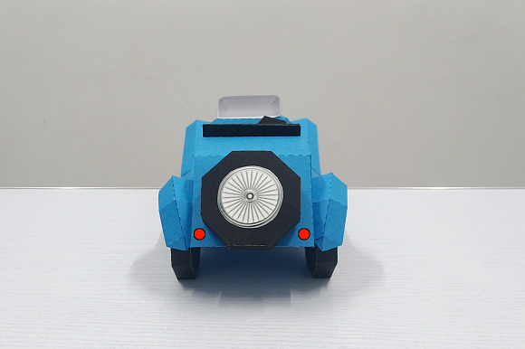 DIY Vintage Car - 3d papercraft in Templates - product preview 8