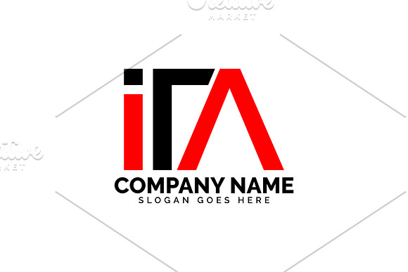 ita letter logo in Logo Templates - product preview 1