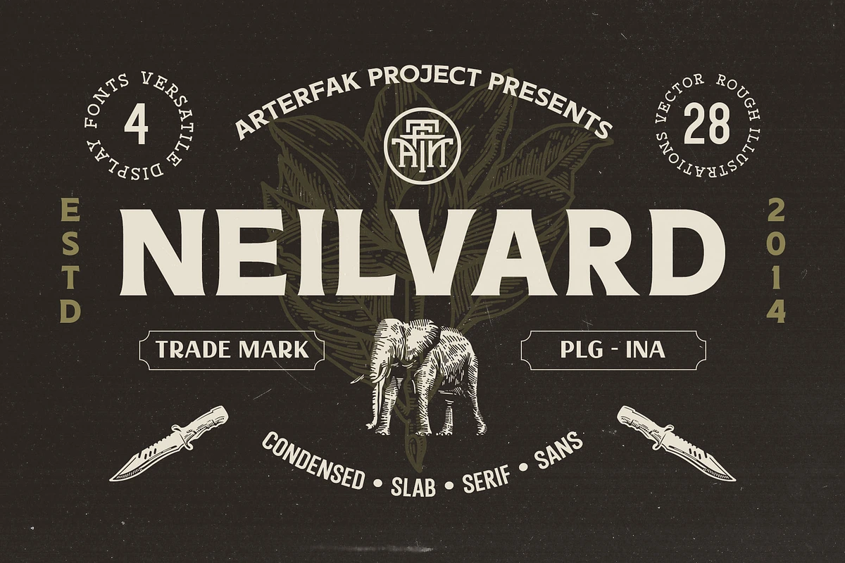 Neilvard - Font Set in Display Fonts - product preview 8