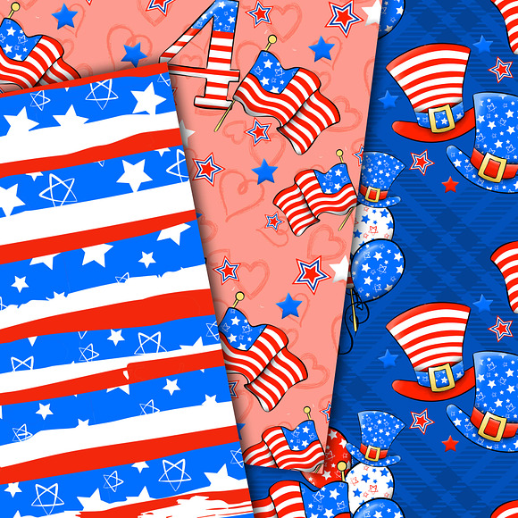 Stars and stripes patterns in Patterns - product preview 2