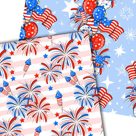 Stars and stripes patterns in Patterns - product preview 5