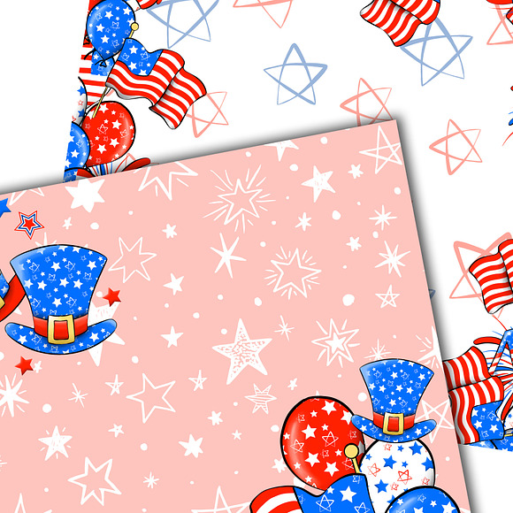 Stars and stripes patterns in Patterns - product preview 6