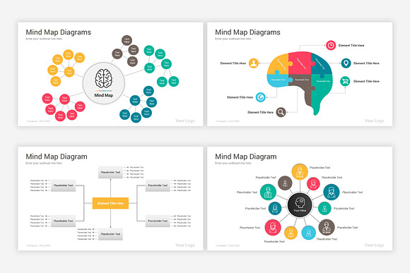 Mind Map PowerPoint Diagrams Pack in PowerPoint Templates - product preview 8
