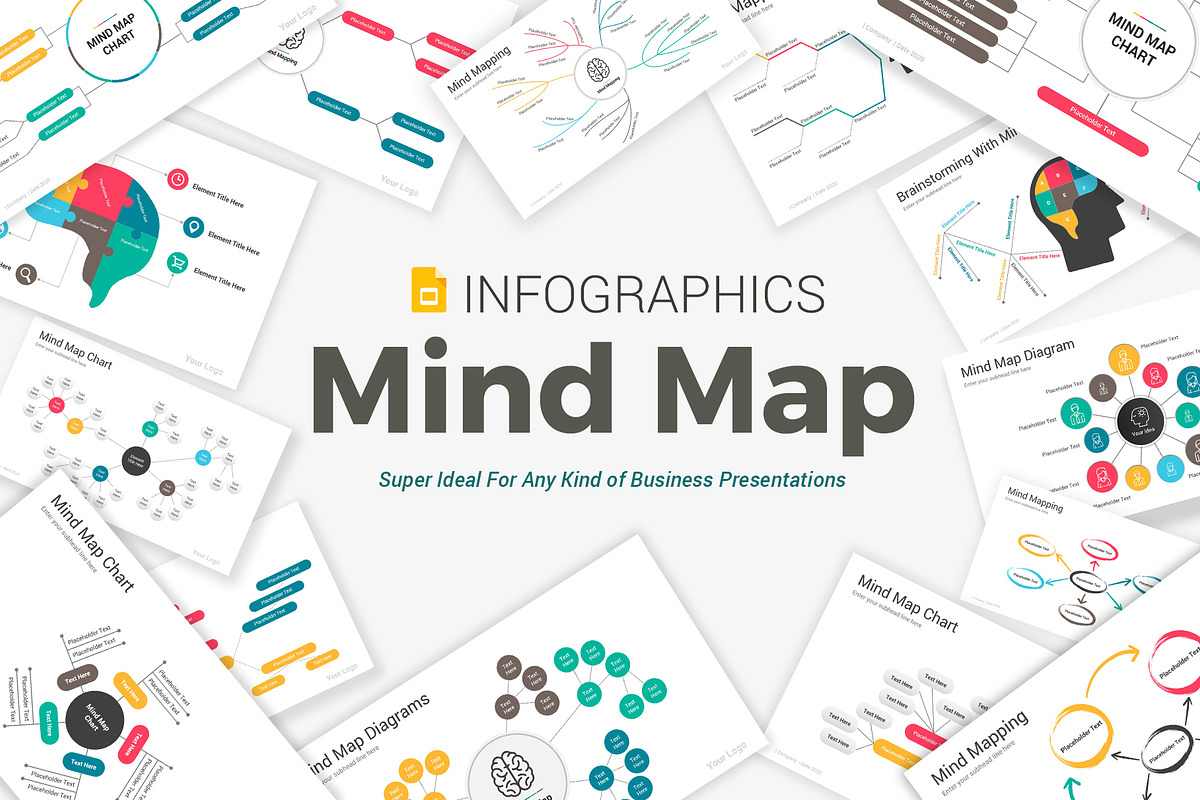 Mind Map Google Slides Diagrams Pack in Google Slides Templates - product preview 8