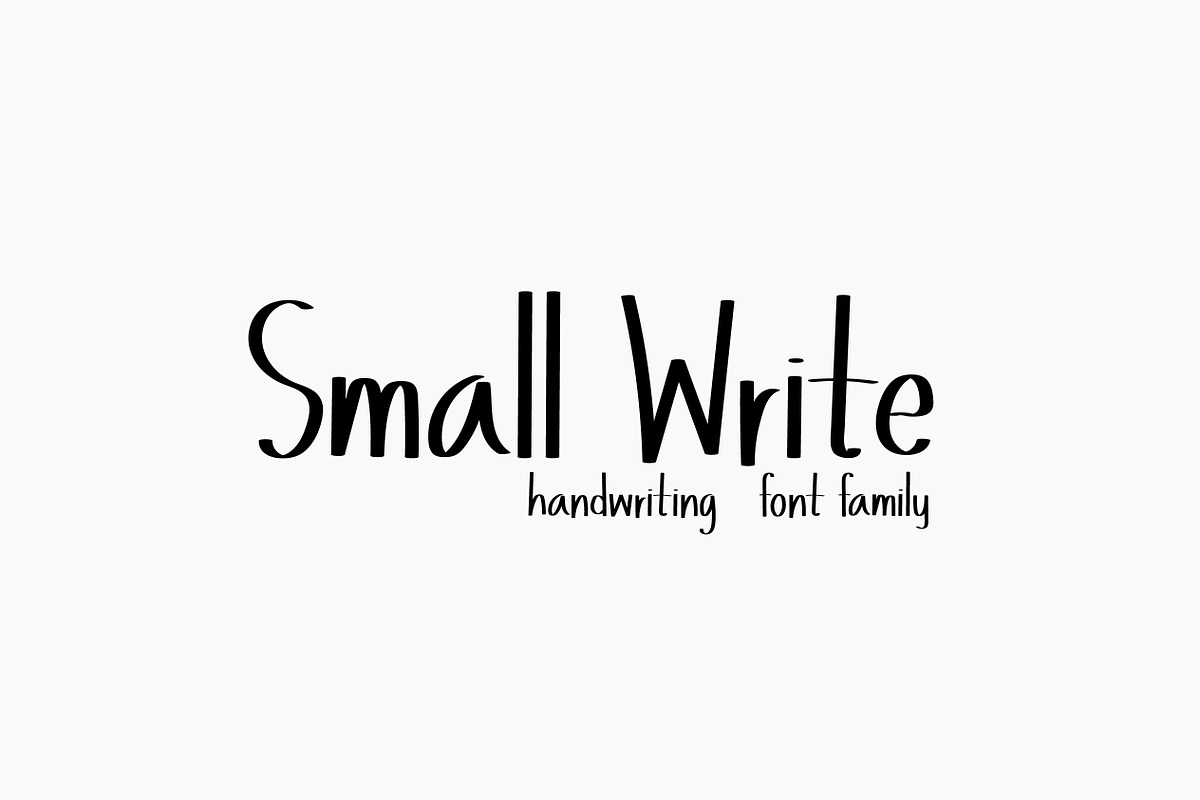 Small Write in Script Fonts - product preview 8