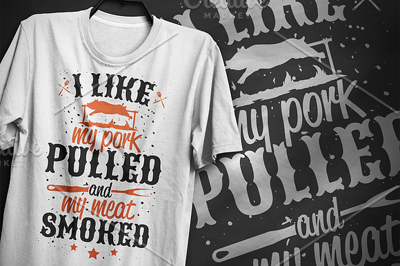 I like pulled and smoked in Illustrations - product preview 1