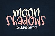 Moon Shadows Handwritten Font