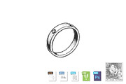 illustration of Jewelry ring