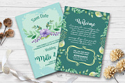 Two Sided Save The Date Card
