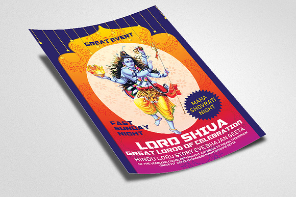 Shivrati Great Event Flyer/Poster in Flyer Templates - product preview 1