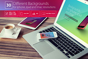 30 Backgrounds - iphone, ipad & imac