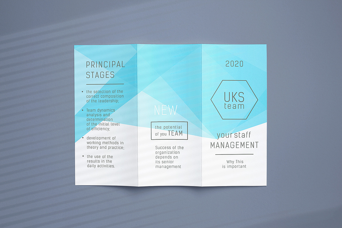 Tri-Fold Brochure / Flyer Mock-up in Print Mockups - product preview 8