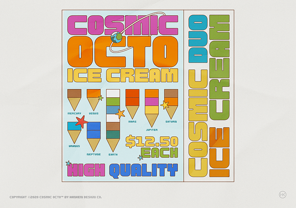 Cosmic Octo Display Typeface in Display Fonts - product preview 1