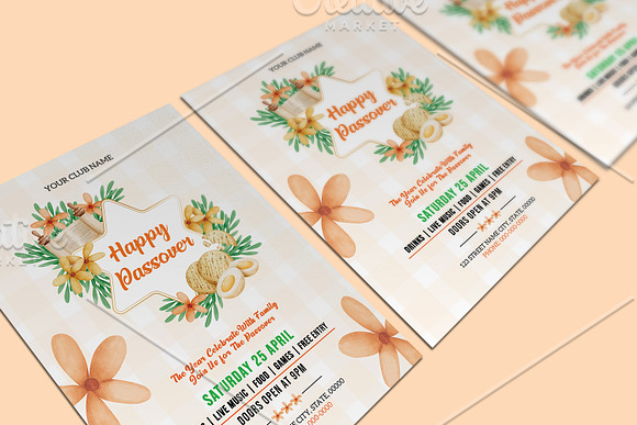 Passover Flyer V1218 in Flyer Templates - product preview 1