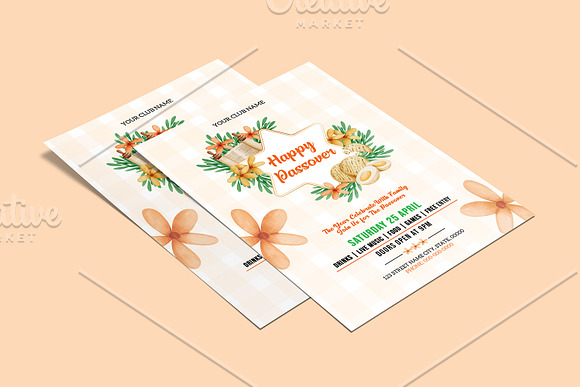 Passover Flyer V1218 in Flyer Templates - product preview 2