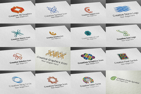 16 Creative Logo Pack 2 in Logo Templates - product preview 1