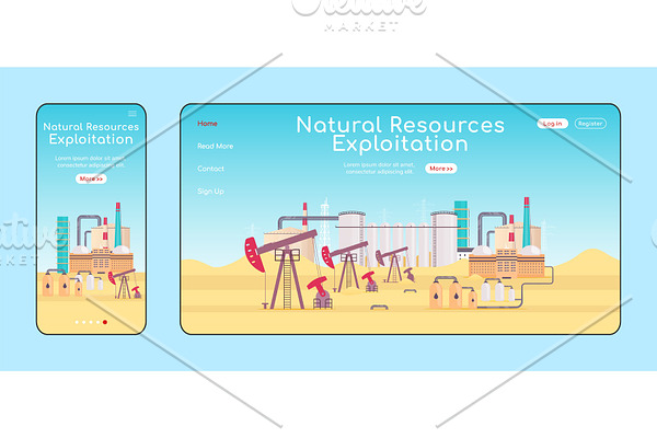 Natural resources exploitation