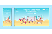 Natural resources exploitation
