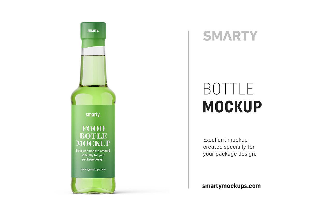 Glass bottle mockup in Product Mockups - product preview 8