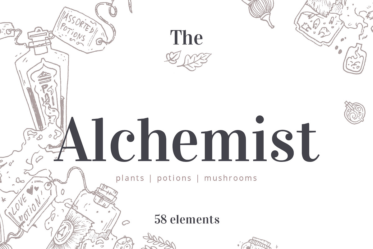 The Alchemist Design Kit in Illustrations - product preview 8