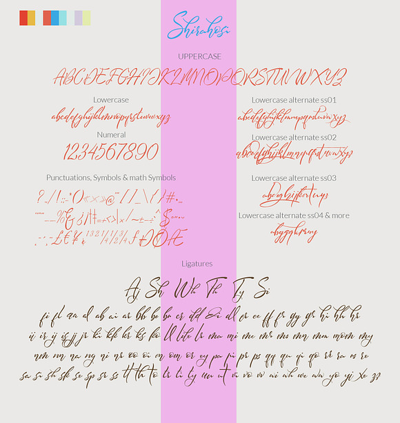 Shirahosi in Script Fonts - product preview 1