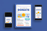 Online Donation Flyer + Social Media