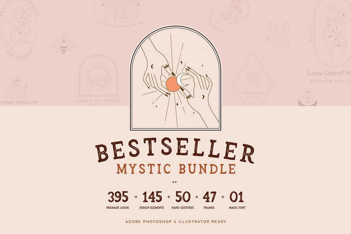 Bestseller Mystic Bundle//99% OFF in Illustrations - product preview 8