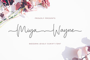 Miya Wayne - Lovely Script Font
