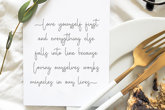 Miya Wayne - Lovely Script Font in Script Fonts - product preview 2