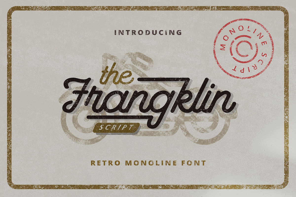 Franklin - Monoline Script Font in Script Fonts - product preview 8