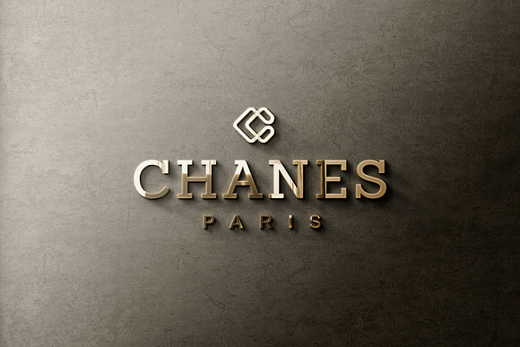 Logo Mockup 3D Luxury Front in Branding Mockups - product preview 3
