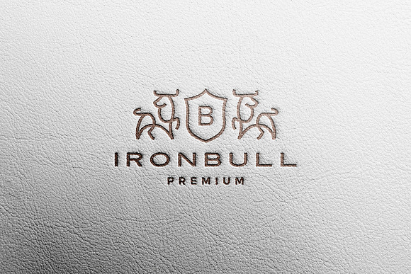 Logo Mockup White Leather in Branding Mockups - product preview 4