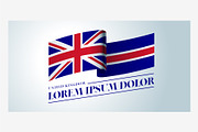 United Kingdom day vector banner