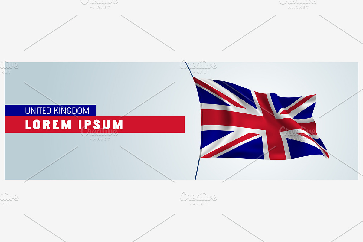 United Kingdom vector card in Illustrations - product preview 8