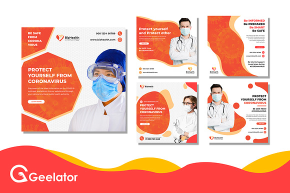 Medical Health Instagram Post in Instagram Templates - product preview 1
