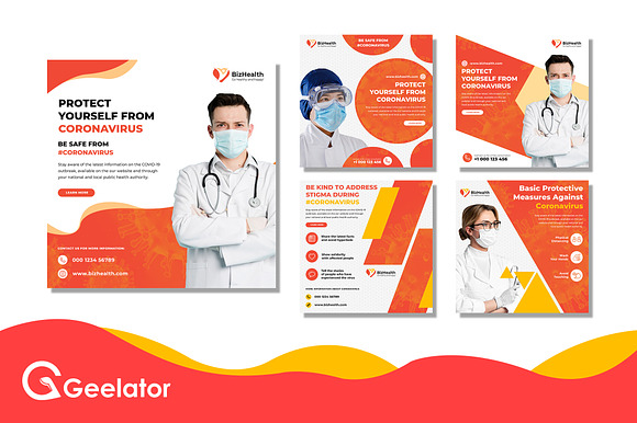 Medical Health Instagram Post in Instagram Templates - product preview 2