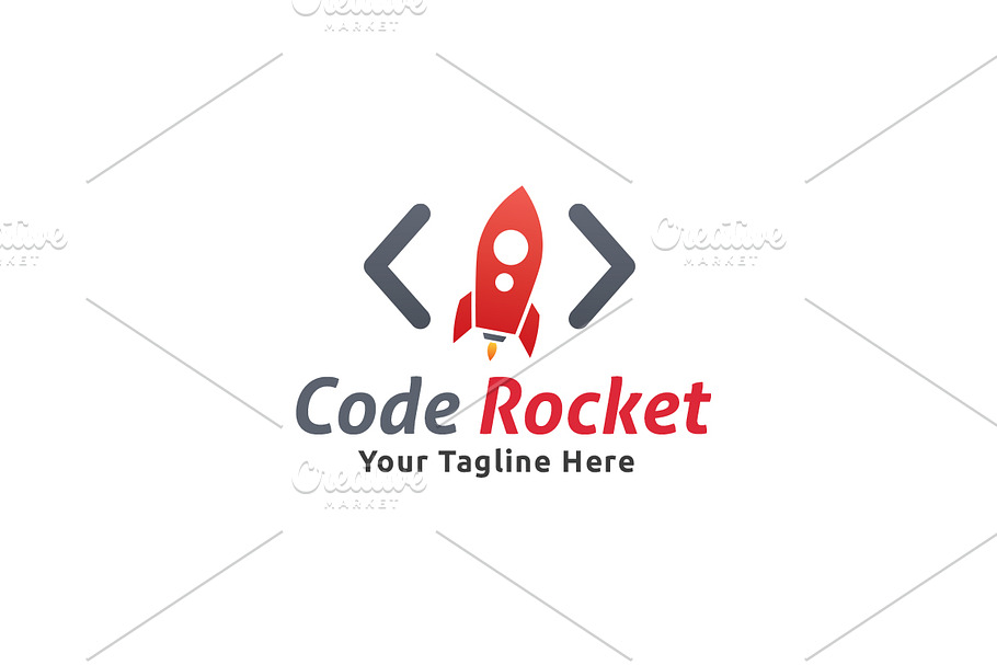 Code Rocket Logo